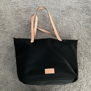 RADLEY LONDON Black Tote with Tan Handles